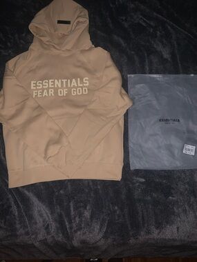 Essentials Fear of God Hoodie in Beige